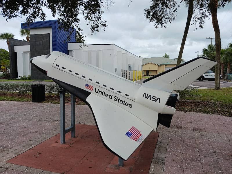 Cape Canaveral City Hall Space Shuttle Sculpture - Image 1