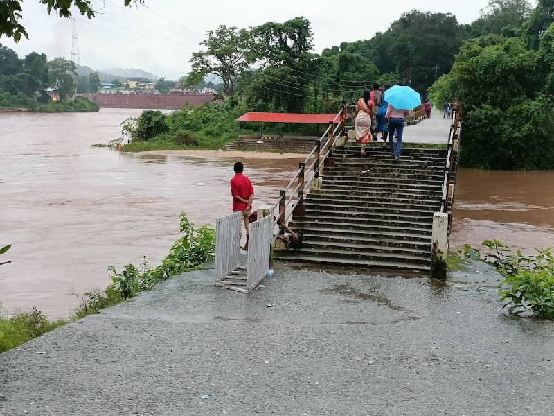 Footover bridge view point Shankhini Dankini Rivers Meeting Point - Image 1