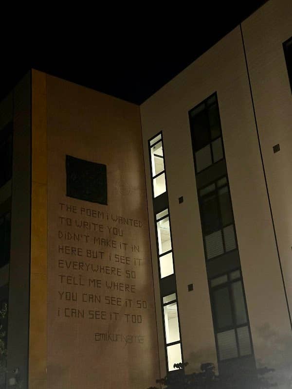 “The Poem” mural by Iris Yirei Hu - Image 1