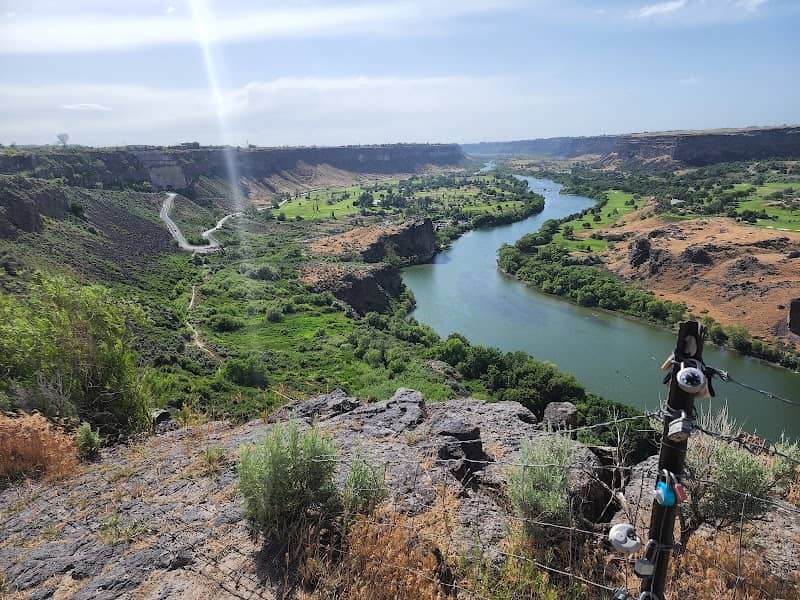 Scenic View Perrine Coulee Waterfall - Image 1