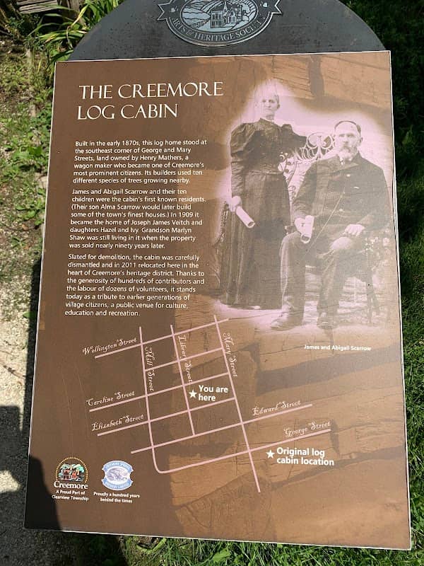 Historic Creemore Log Cabin - Image 1