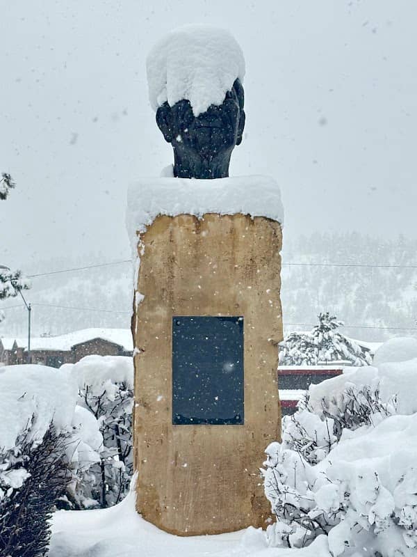 Navajo Code Talker Sculpture (R.C. Gorman, sculptor) - Image 2
