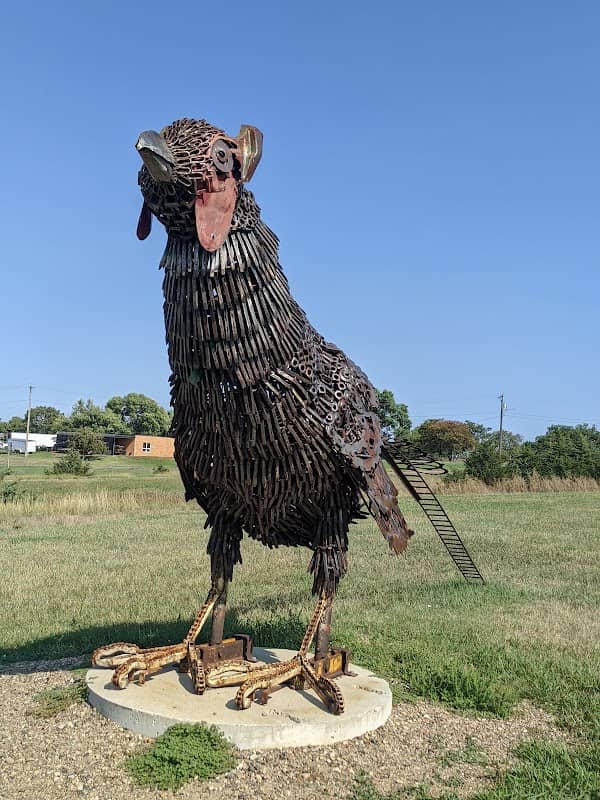Giant Pheasant made of Railroad Spikes - Image 1