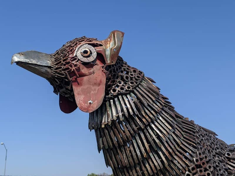 Giant Pheasant made of Railroad Spikes - Image 2