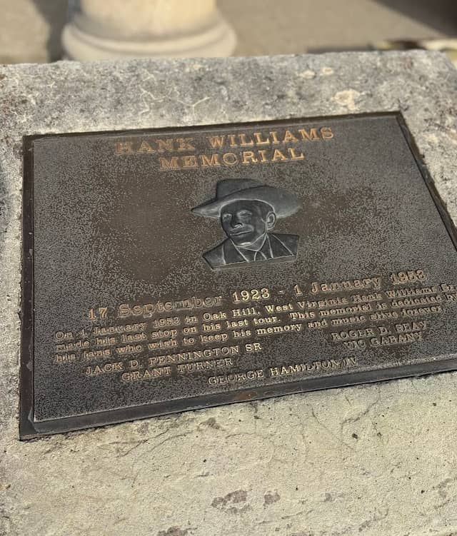Hank Williams Memorial Marker - Image 1