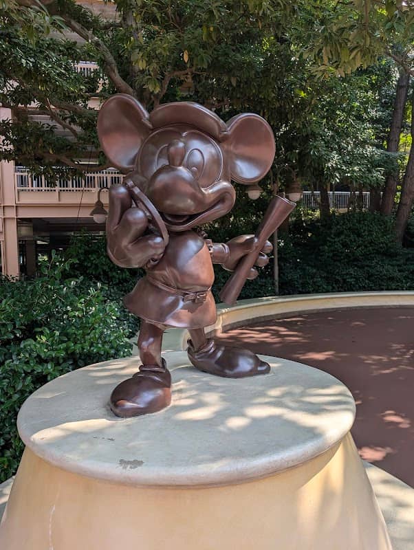 Mickey Mouse Bronze Statue - Image 1