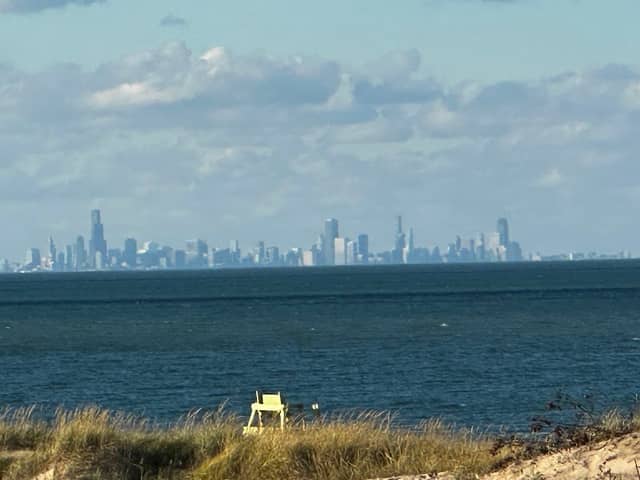Southernmost Point of Lake Michigan Information Marker - Image 1