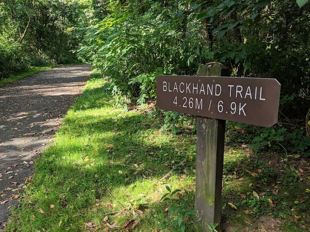 BlackHand Gorge railtrail West trailhead - Image 2