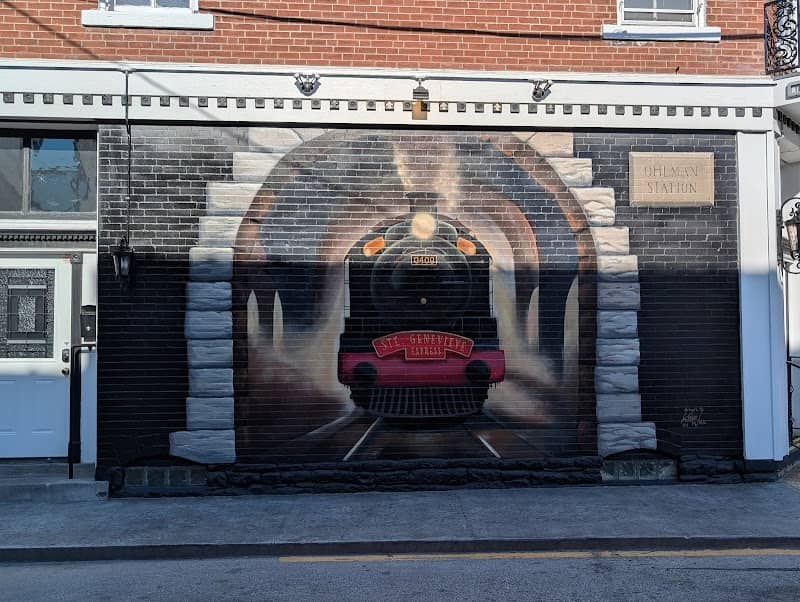 Ohlman Station Train Mural - Image 1