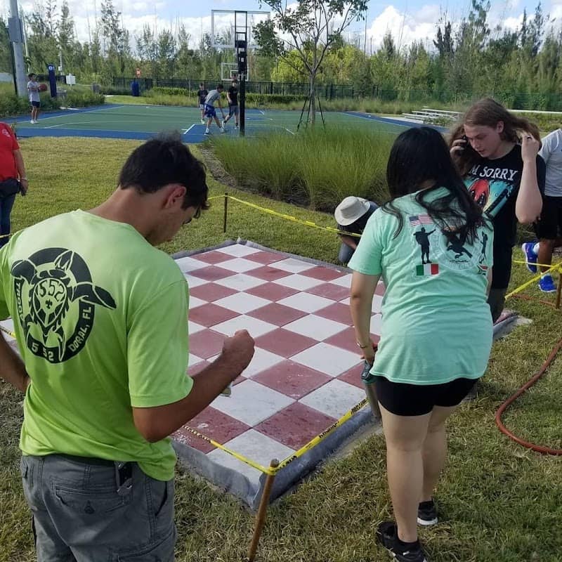 Felipe Diaz-Arango's Giant Chess Board Eagle Scout Service Project - Image 1