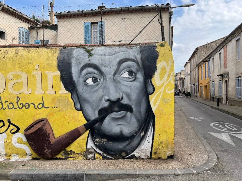 Street art Georges Brassens - Image 1