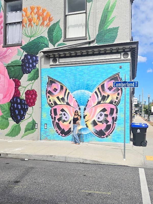 "Arise" Midtown Butterfly Mural - Image 3