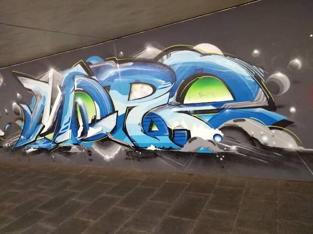 Bahnunterführung mit Graffiti - Image 2