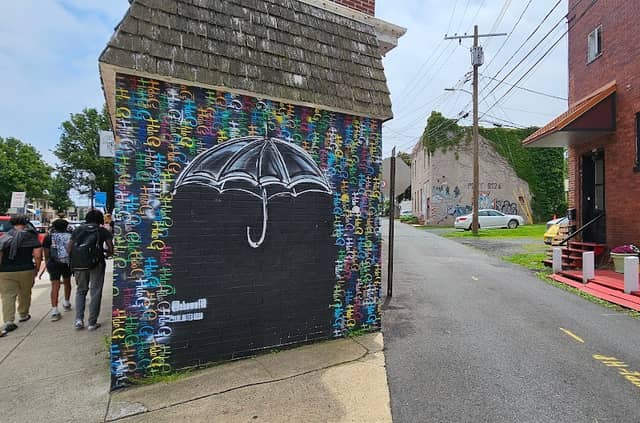 Umbrella Street Art Mural - Image 2