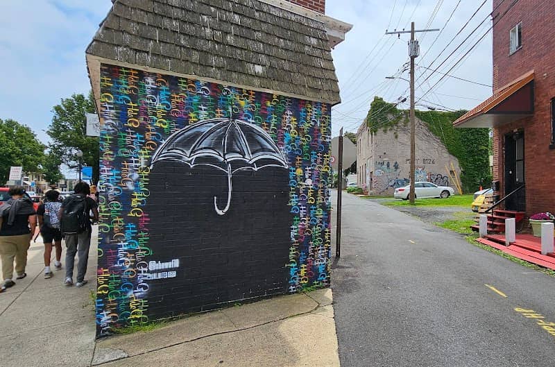 Umbrella Street Art Mural - Image 2