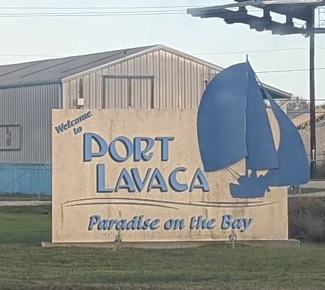 Welcome to Port Lavaca sign - Image 1