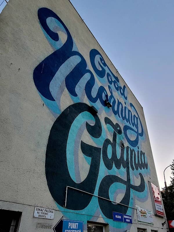 Mural Good Morning Gdynia - Image 1