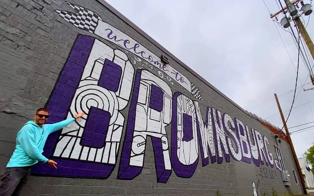 Welcome to Brownsburg Mural - Image 1