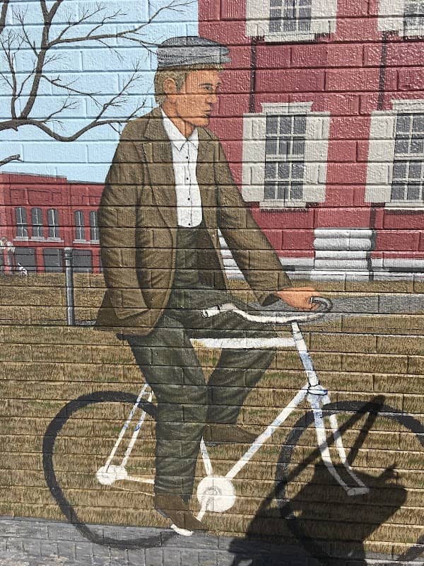 The Man on a Bike Mural - Image 2