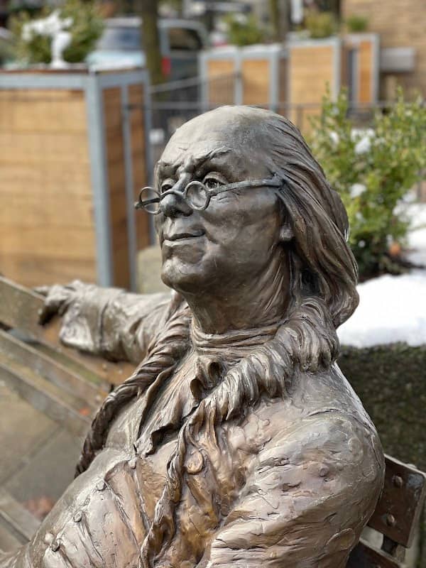 Ben Franklin on a Bench - Image 2