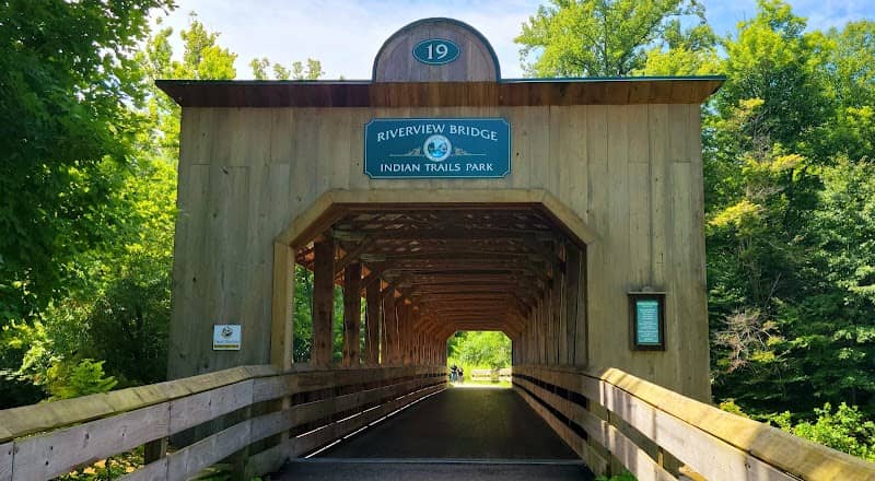 Historic Riverview Covered Bridge - Indian Trails Park - Image 3