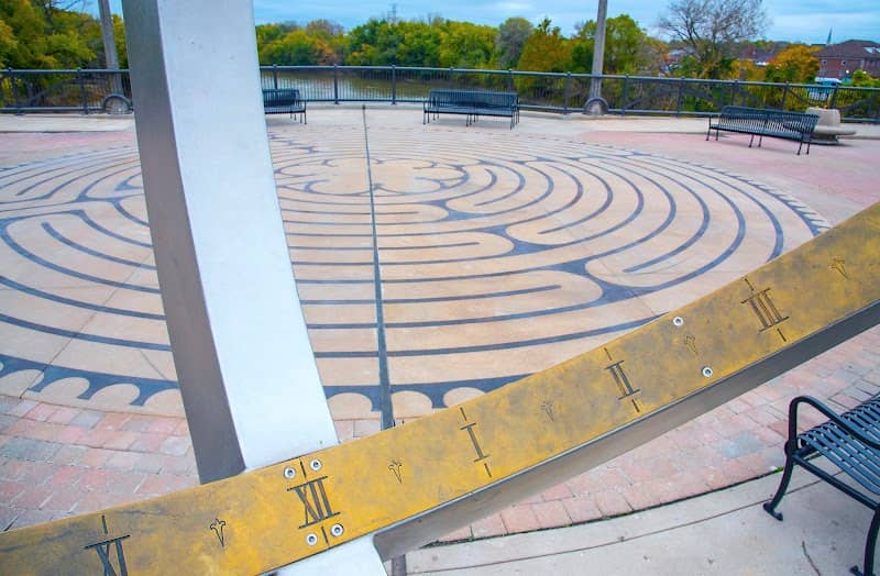 Chartres Labyrinth On The Meyer's Bridge. - Image 2