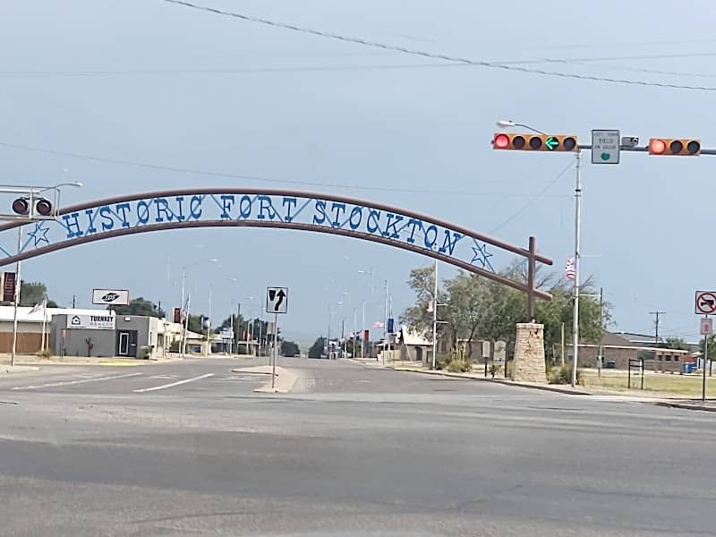Historic Fort Stockton Sign - Image 1
