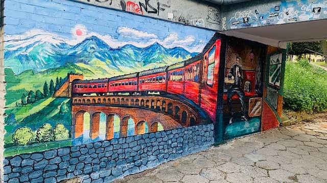 Mural z pociągiem - Image 3