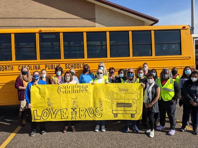 CHHS Bus Parking Lot - Image 1