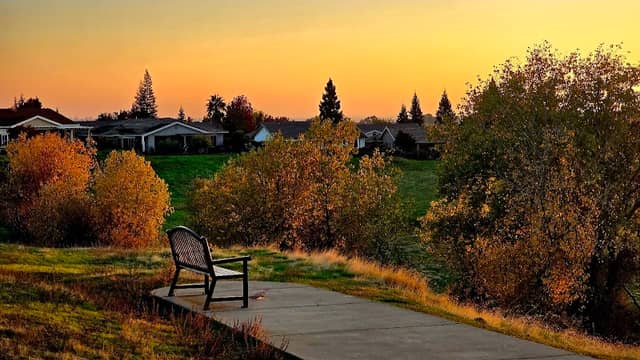 Bench at top of Spring Valley trail - Image 2