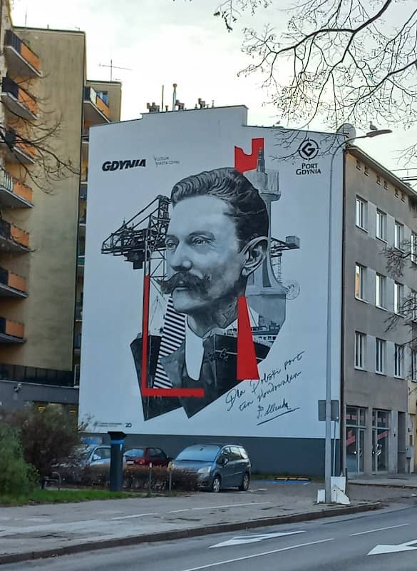 Mural Tadeusz Wenda - budowniczy Portu Gdynia - Image 2