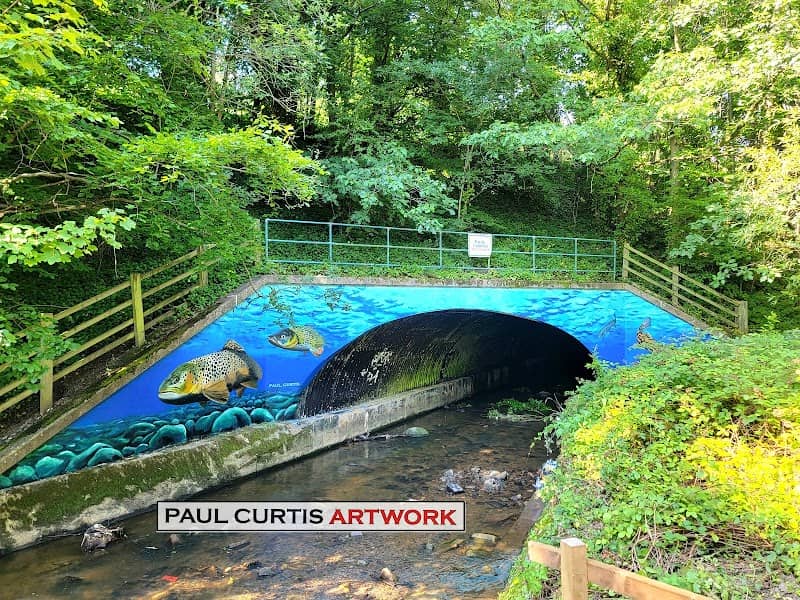 River Fish Mural by Paul Curtis - Image 1