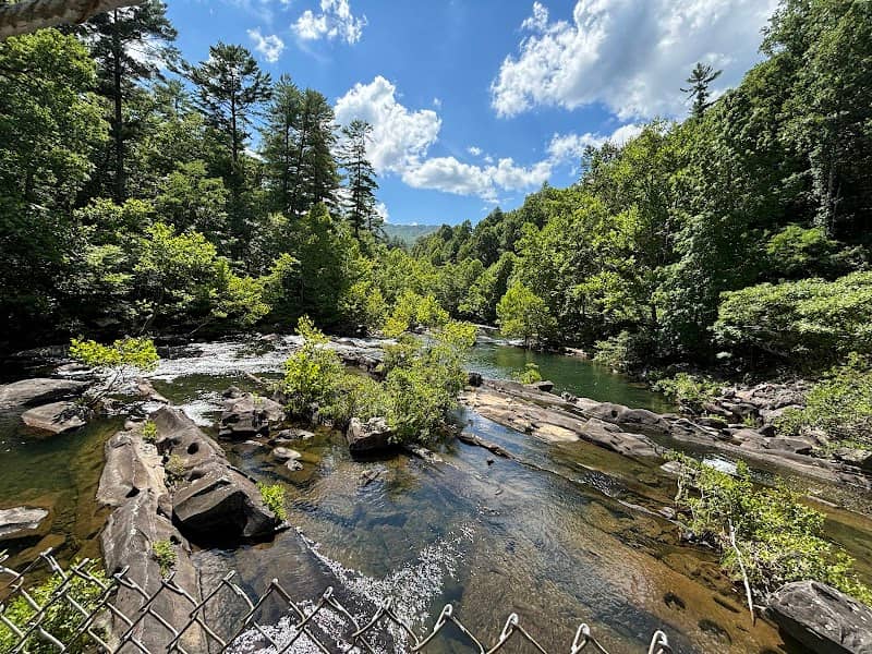 Swinging Bridge on Cheoah River - Image 1