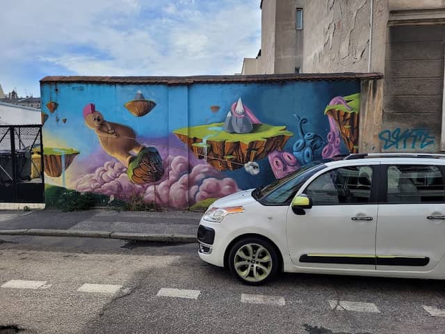 Mural "Punk Teddy the Cloud racer" - Image 2