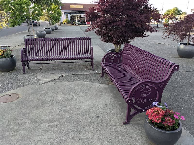 Purple Benches - Image 1