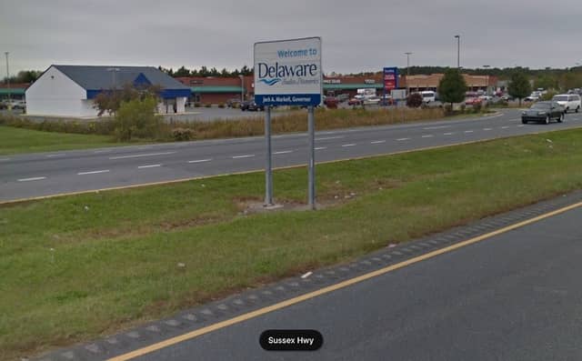 Delaware Welcome Sign - Image 1