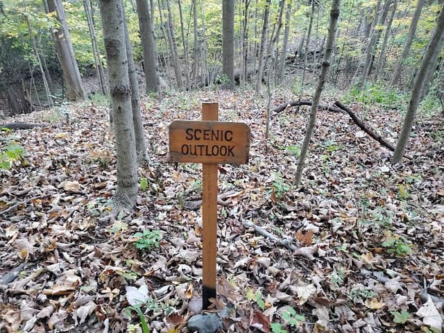 Scenic outlook sign - Image 1