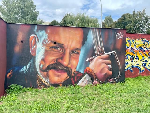 Jan Paweł Adamczewski mural - Image 1