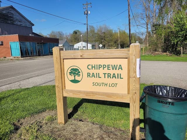 Chippewa Rail Trail parking lot - Image 1