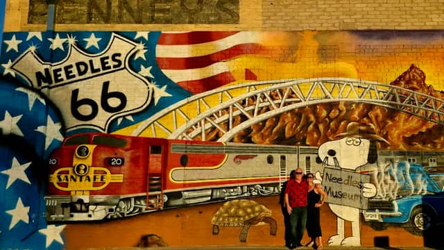 Needles Route 66 mural - Image 1