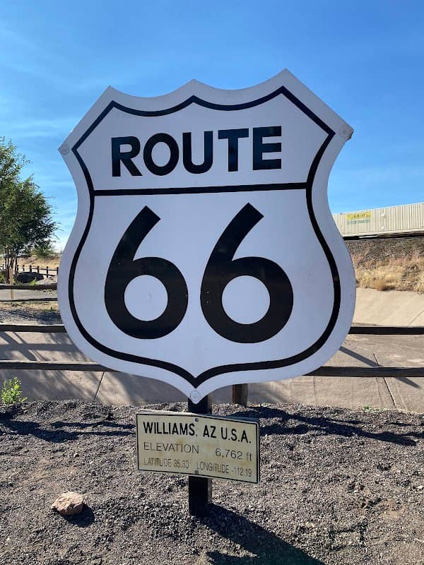 Route 66 Sign - Williams Mural - Image 1