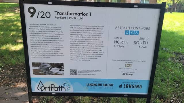 Lansing River Trail Art Path 9 of 20 - Image 2