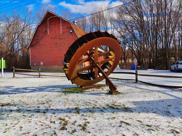 Marlton Rustic Barn & Water Wheel - Image 1