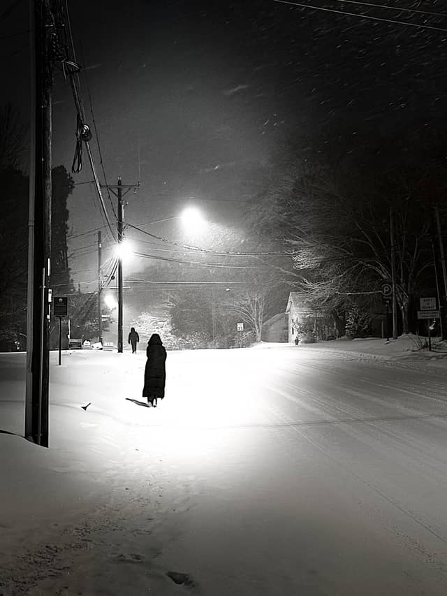 Laurel Avenue Winter Streetscape - Image 1