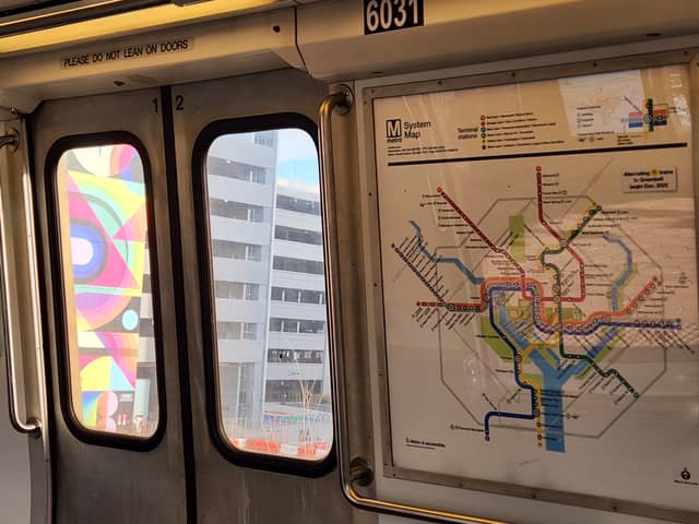 Washington Metro Train Interior - Image 1