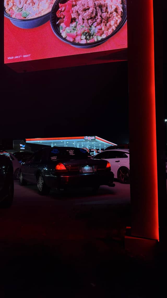 Neon Exxon Gas Station - Image 1