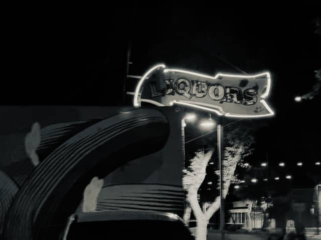Vintage Liquors Neon Sign, Avondale - Image 1