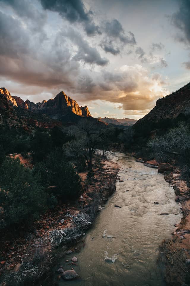 The Watchman from Canyon Junction Bridge - Image 1