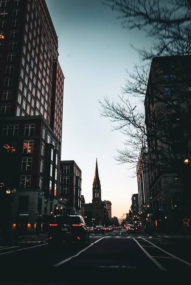 Boylston Street & Old South Church - Image 1