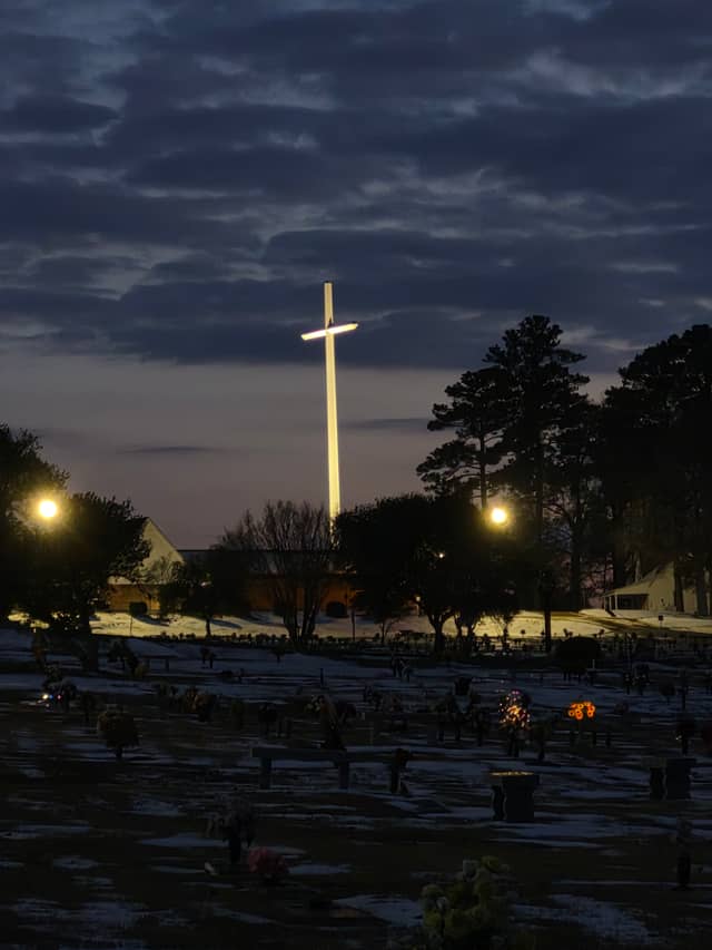 Hill Crest Memorial Cemetery Cross - Image 1